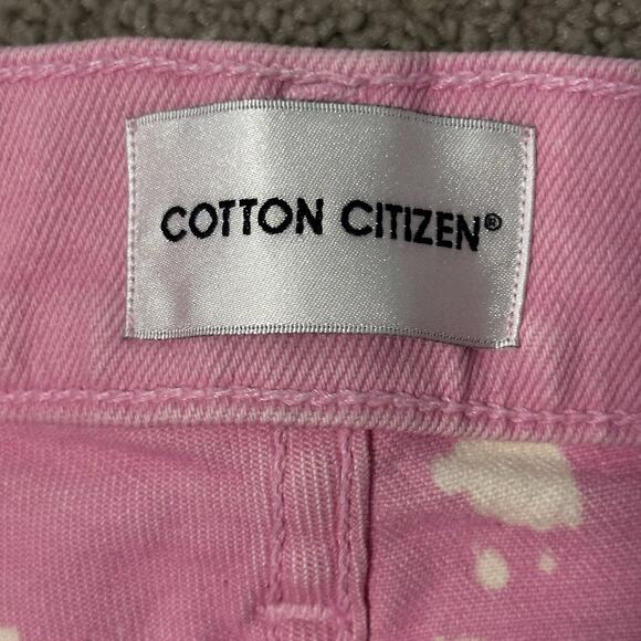 Cotton Citizen Men 32 Splash Straight Fit Jeans Cotton Blend Light Pink NWT - Picture 5 of 9